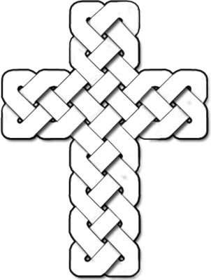celtic knot cross clipart