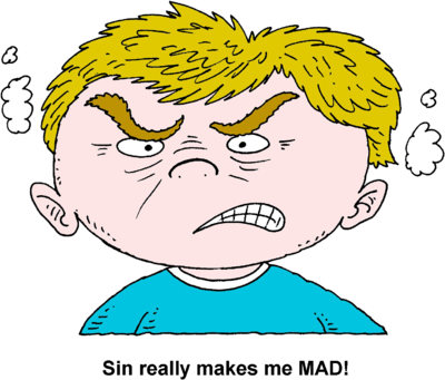 mad boy clipart