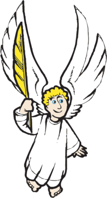 Angel with Quill