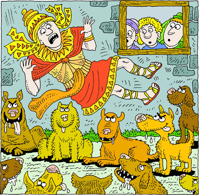 queen jezebel eaten by dogs