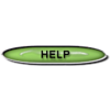 Green button with the word 'Help'
