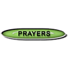 Green button with the word 'Prayers'