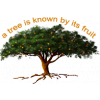 This is a clip art of a strong, healthy tree with lots of fruit hanging from it's branches. The bible says a tree is known by it's fruit, Luke 6.
