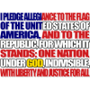 Pledge of Allegiance flag