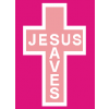 Pink &quot;Jesus Saves&quot;