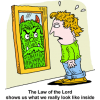 The Law of the Lord shows us what we really look like inside