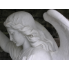 This is a photograph of a statue of an of angel taken by JoAnn Yardley.