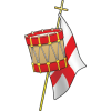 Drum and Christian Flag