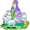 Kneeling shepherd