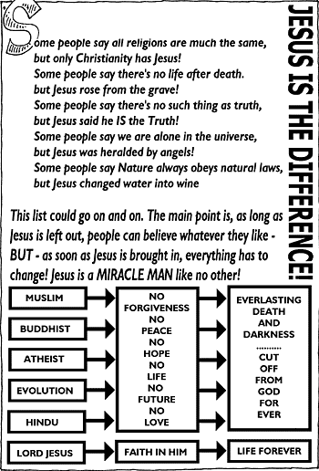 Sunday School Activity Sheet: Jesus is the Difference