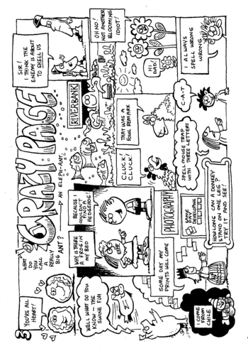 Sunday School Activity Sheet: Crazy page 03