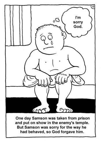 Sunday School Activity Sheet: Samson 15