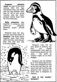 Print-Ready Handout: Penguins ( 2 of 2 )