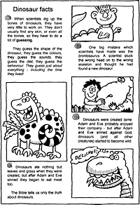 Print-Ready Handout: Dinosaur Facts 3