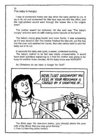 Print-Ready Handout: 078 - Hungry baby